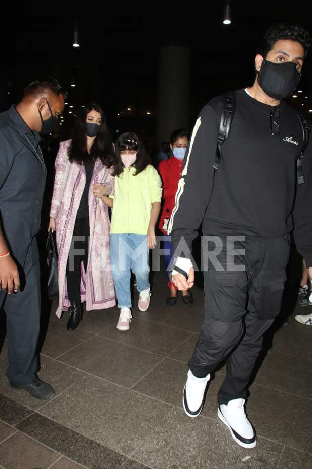 Aishwarya Rai Bachchan, Aaradhya Bachchan, Abhishek Bachchan