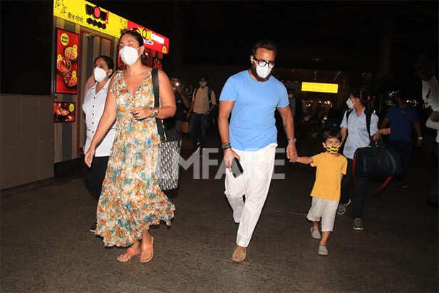 Footage: Kareena Kapoor Khan, Saif Ali Khan return from Maldives Footage: Kareena Kapoor Khan, Saif Ali Khan return from Maldives Kareena Kapoor Khan, Saif Ali Khan