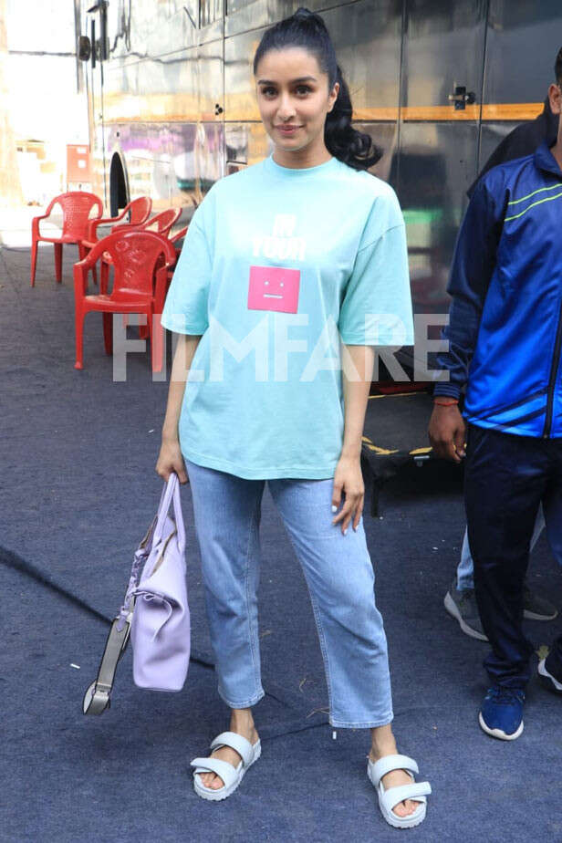 Shraddha Kapoor gets snapped after a shoot in Gen-Z fashion | Filmfare.com