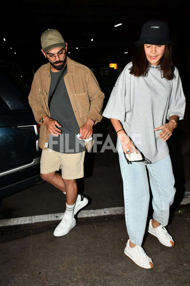 Anushka Sharma and Virat Kohli return from europe vacation