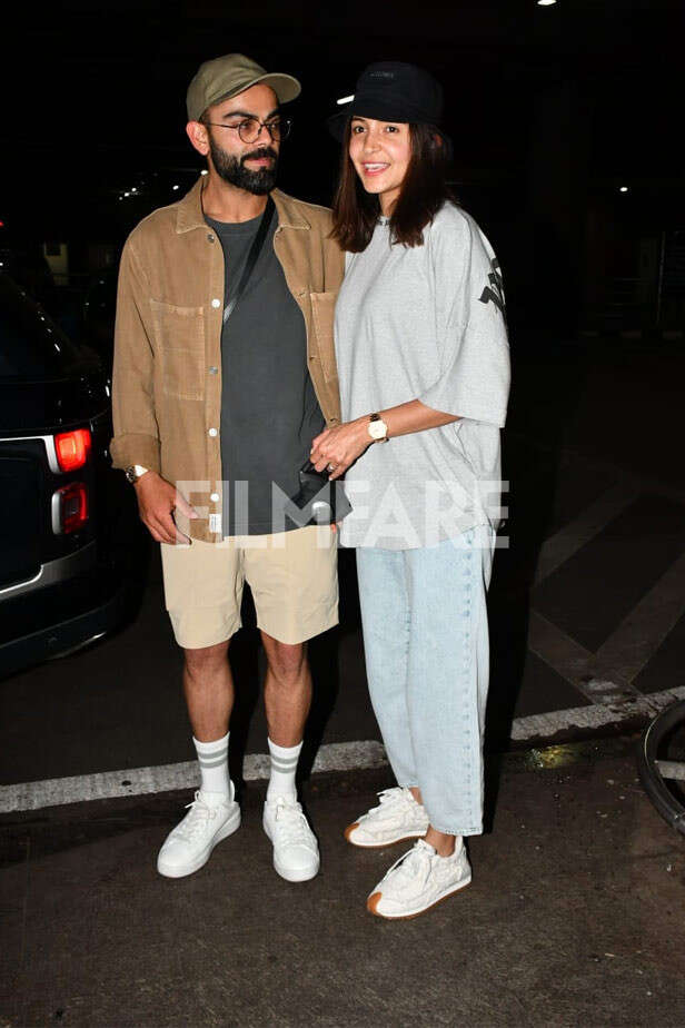 Anushka Sharma and Virat Kohli return from europe vacation