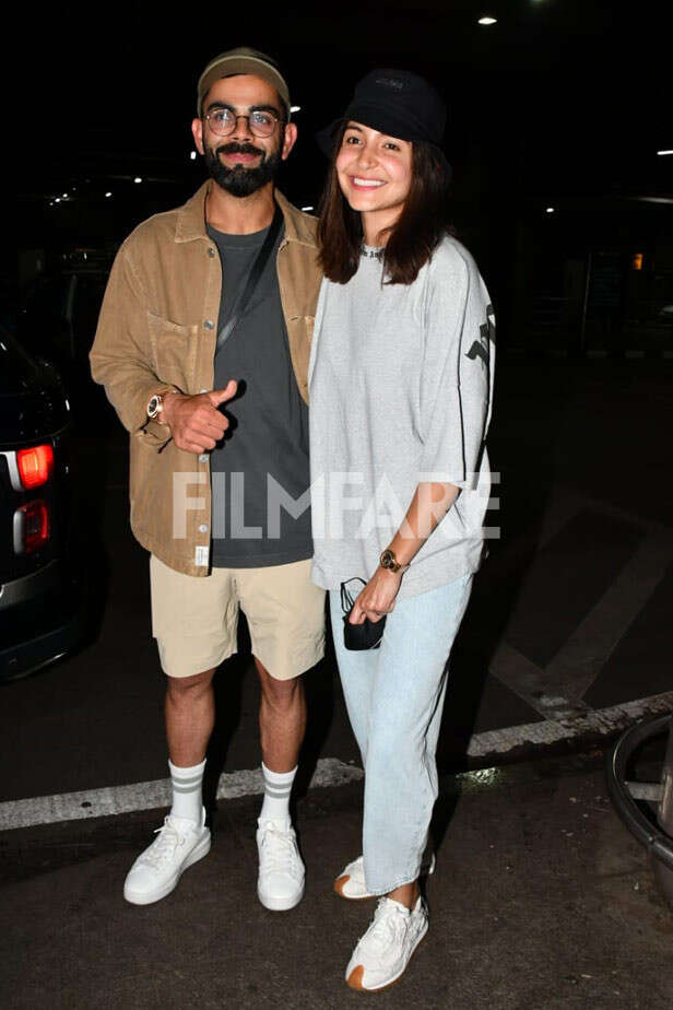 Anushka Sharma and Virat Kohli return from europe vacation