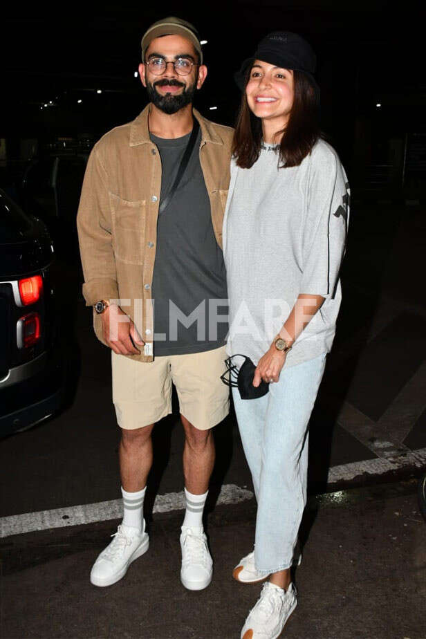 Anushka Sharma and Virat Kohli return from europe vacation