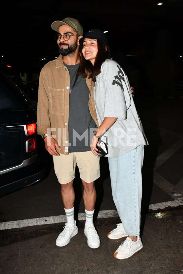 Anushka Sharma and Virat Kohli return from europe vacation