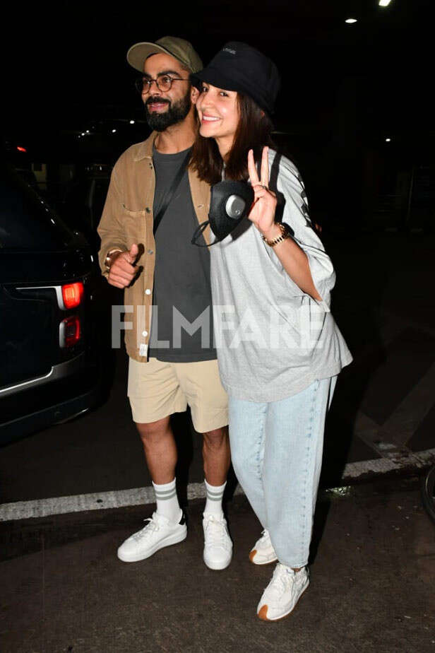 Anushka Sharma and Virat Kohli return from europe vacation