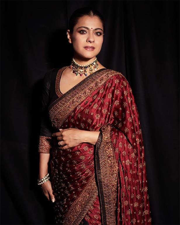 Pictures of Kajol in sarees