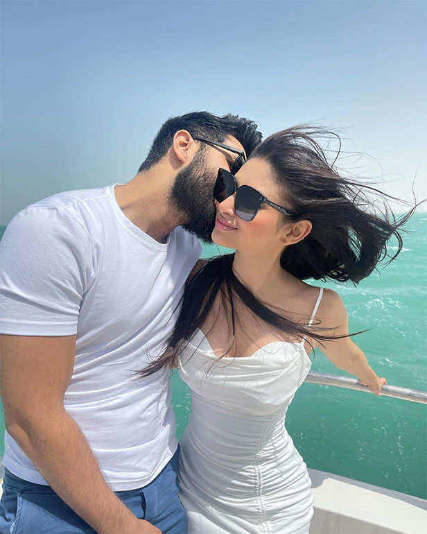 Mouni Roy with Suraj Nambiar Share Birthday Pictures