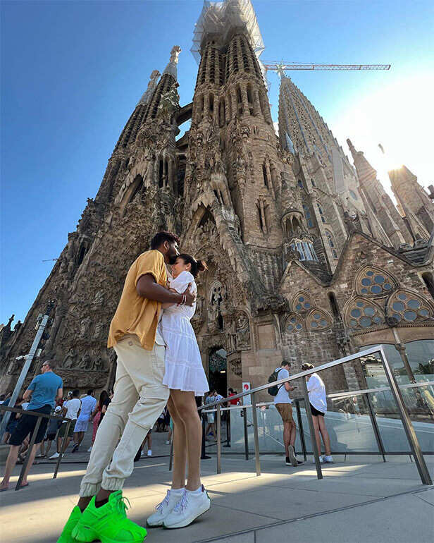 Nayanthara and Vignesh Shivan on their Spanish Holiday