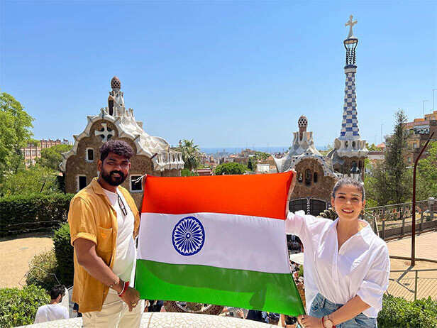 Nayanthara and Vignesh Shivan on their Spanish Holiday