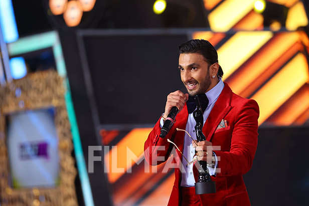 Ranveer Singh's Daring Red Suit At The 67th Filmfare Awards Proves