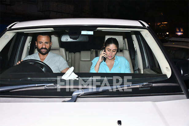 Pictures: Kareena Kapoor Khan, Saif Ali Khan clicked in the city ...