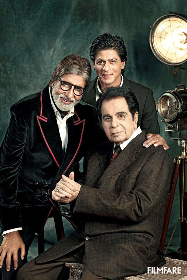 Amitabh Bachchan, Dilip Kumar, Shah Rukh Khan