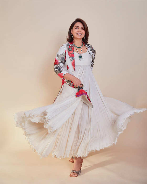 Neetu Kapoor white dress
