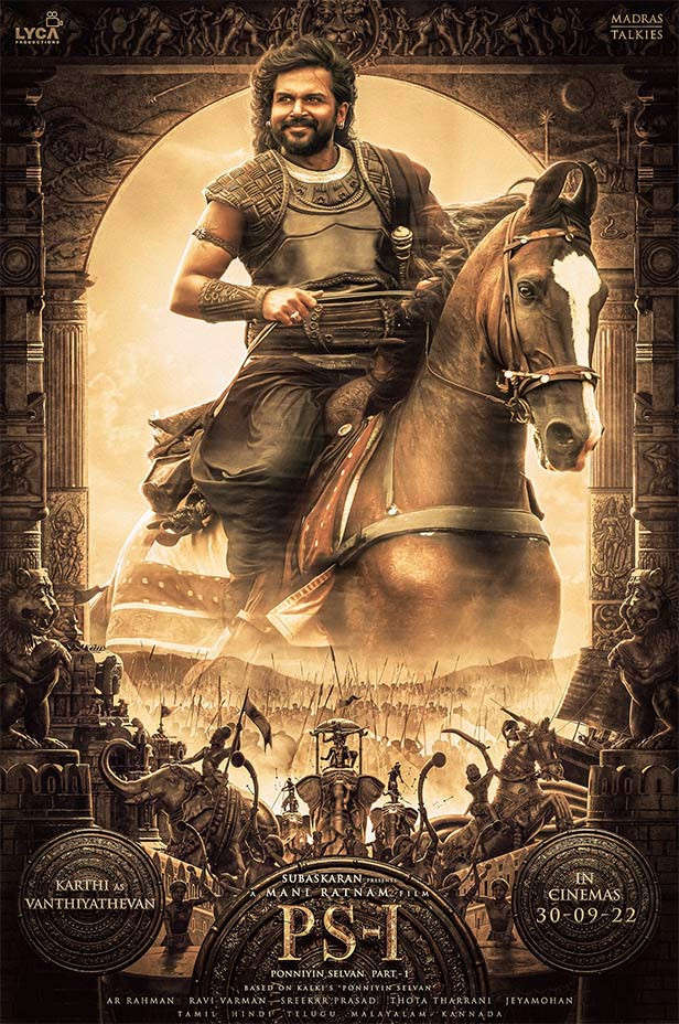 Mani Ratnam's Ponniyin Selvan 1 posters unveil Karthi, Aishwarya Rai  Bachchan and more | Filmfare.com