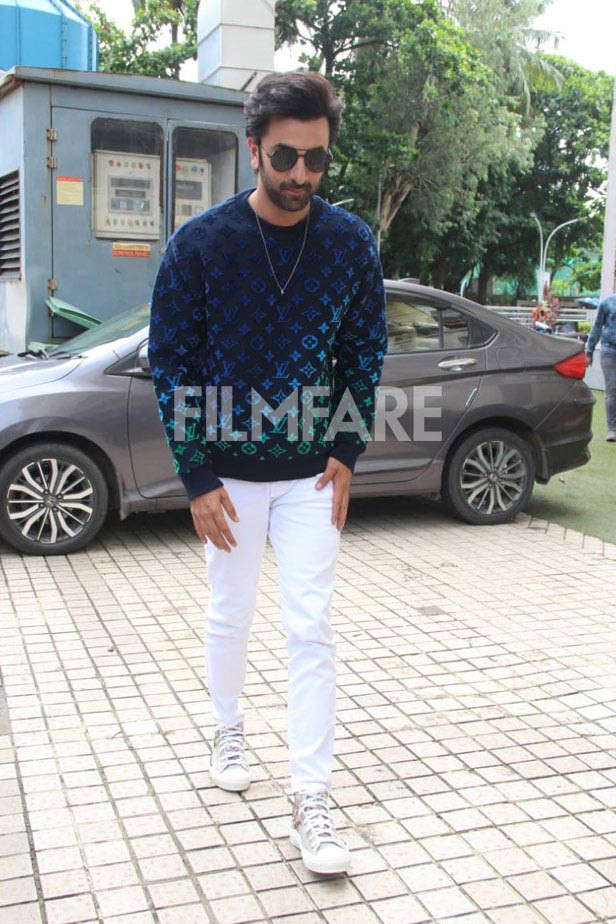 Ranbir Kapoor gets clicked in the city as he celebrates the release of  Shamshera