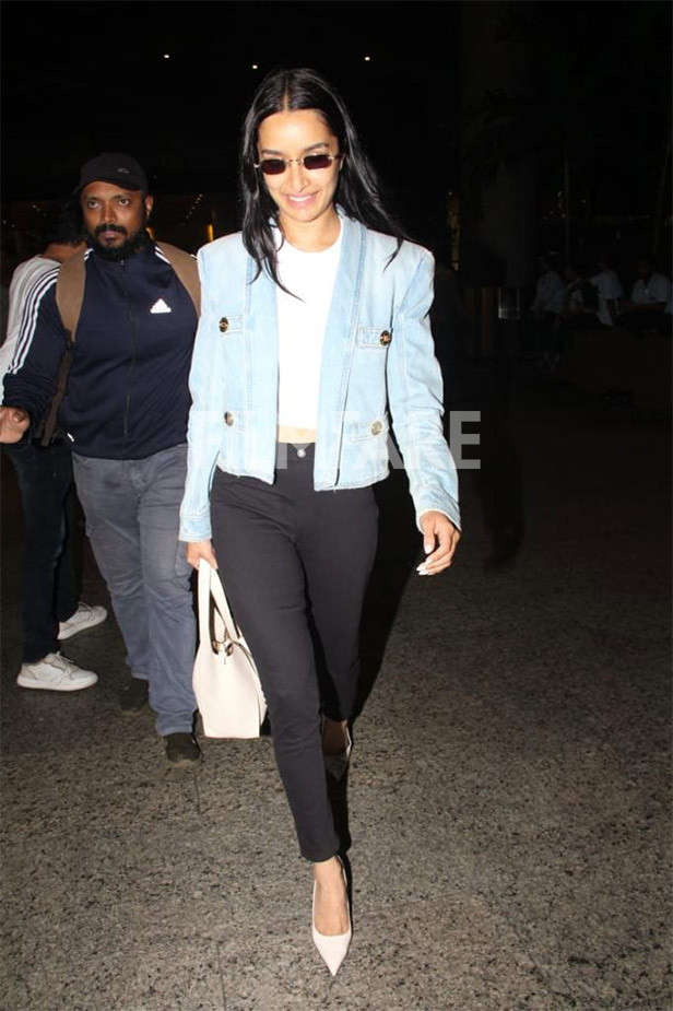 Shraddha Kapoor spotted at airport.