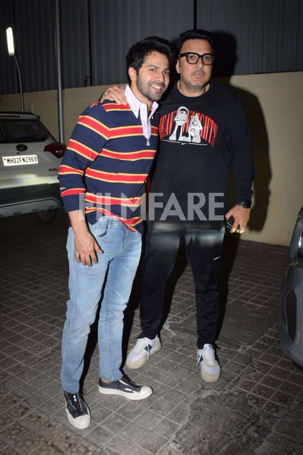 Photos: Varun Dhawan clicked with Dinesh Vijan | Filmfare.com