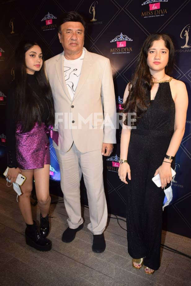 Anu Malik with daughters