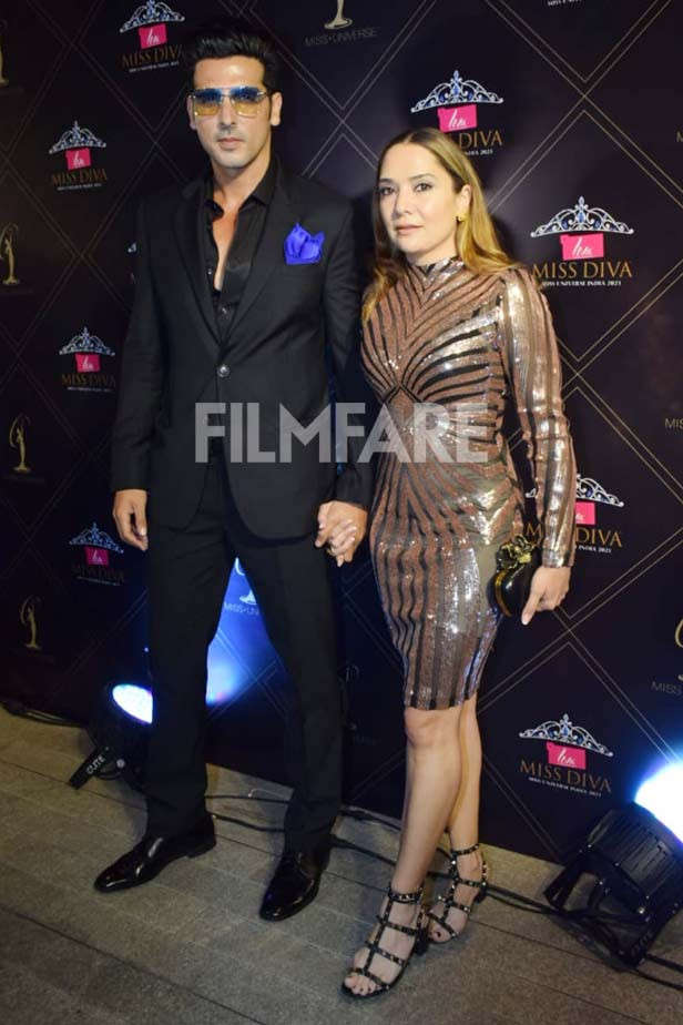 Zayed Khan and wife