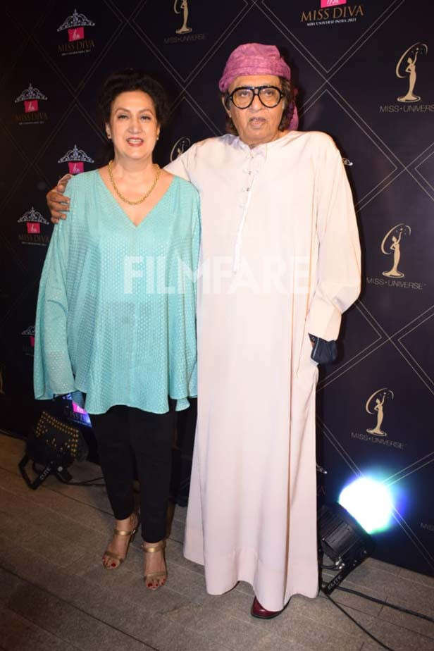 Ranjeet and wife Aloka Bedi