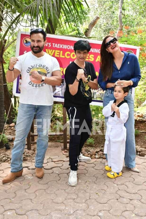 Saif Ali Khan, Taimur Ali Khan, Kareena Kapoor Khan