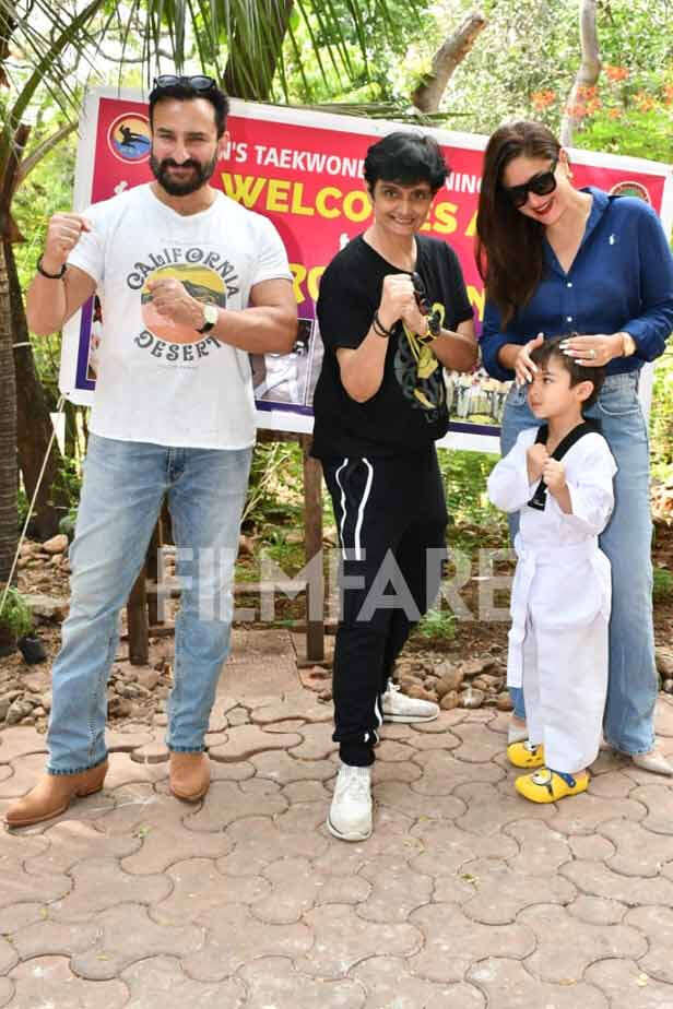 Saif Ali Khan, Taimur Ali Khan, Kareena Kapoor Khan