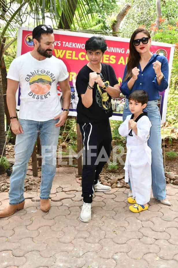 Saif Ali Khan, Taimur Ali Khan, Kareena Kapoor Khan