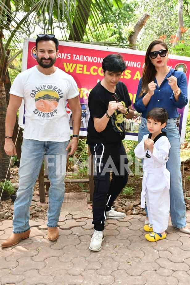 Saif Ali Khan, Taimur Ali Khan, Kareena Kapoor Khan