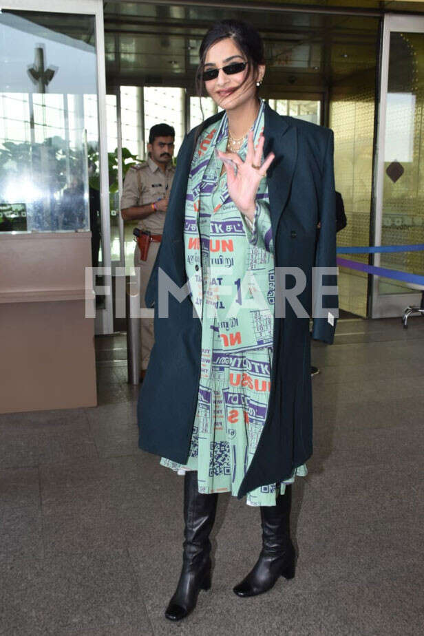 Sonam Kapoor Stuns In A Stylish Airport Look. See Pics: | Filmfare.com