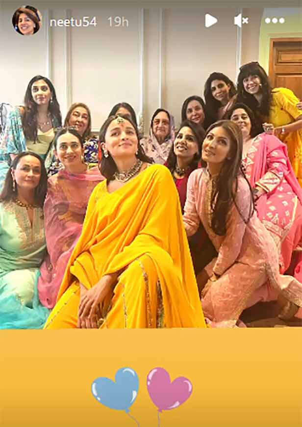 Mom-To-Be Alia Bhatt Glows At Her Baby Shower With Ranbir Kapoor, Neetu