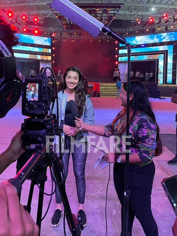Krithi Shetty at Filmfare Awards South 2022 Rehearsals
