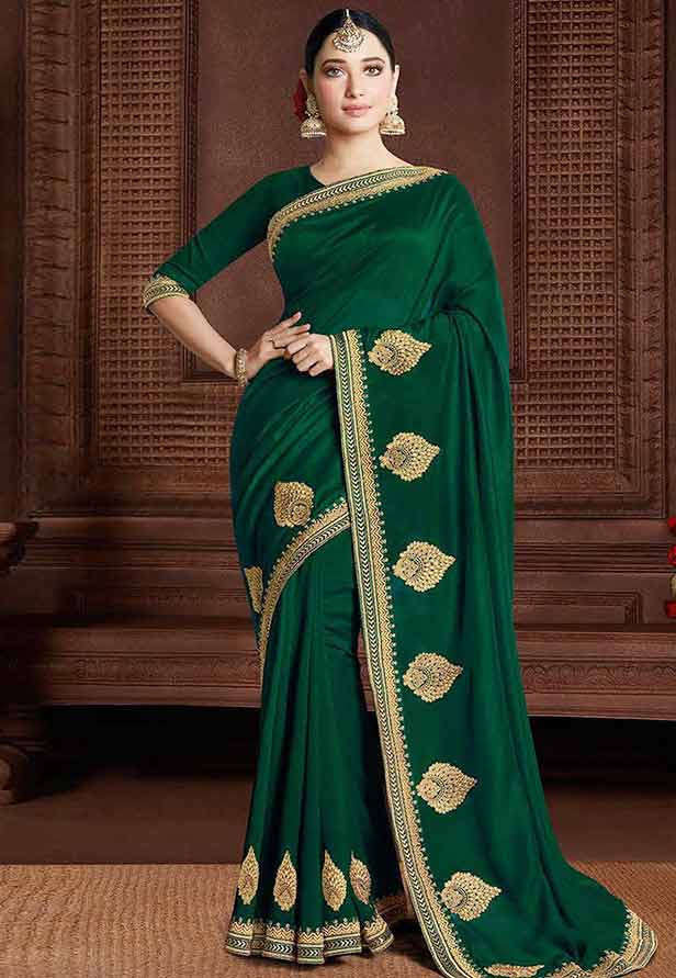 Buy Teal Sarees for Women by Saree mall Online | Ajio.com