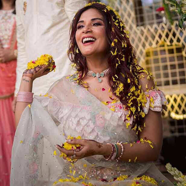 Pictures from richa chadha and ali fazals wedding festivities