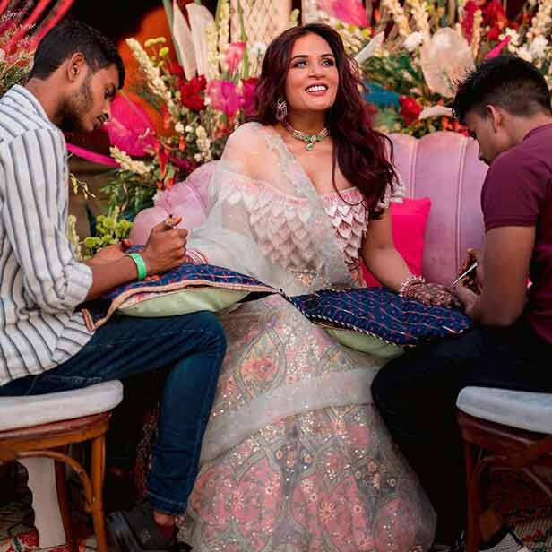 Pictures from richa chadha and ali fazals wedding festivities