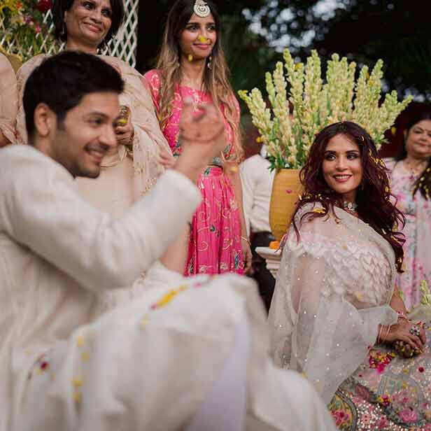 Pictures from richa chadha and ali fazals wedding festivities