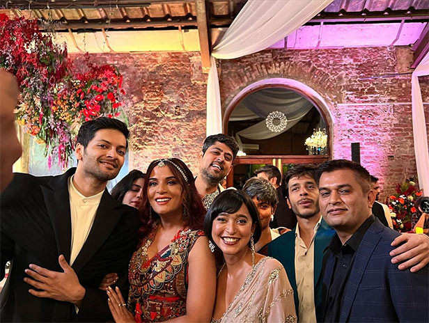 Photos from Ali Fazal and Richa Chadhas Mumbai wedding reception