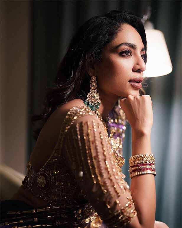 Sobhita Dhulipala Stuns in Purple Saree at Sister#8217;s North-South Wedding  - Actresssobhita, Vizag, Sisters, Sobhitalatest