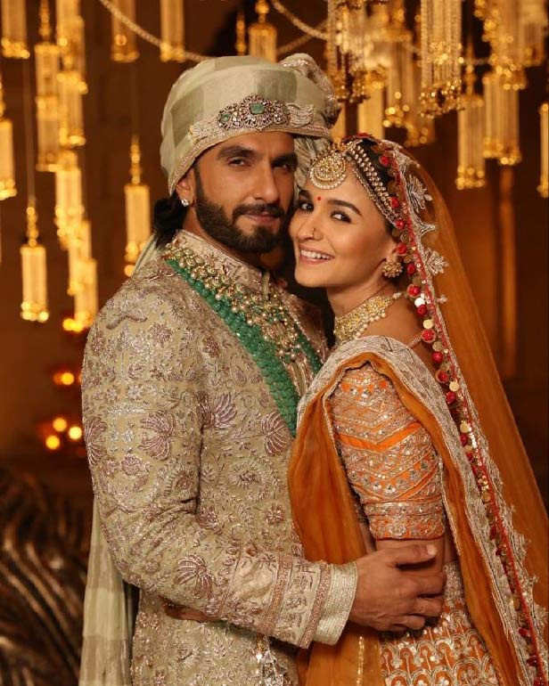 In pics: Ranveer Singh and Alia Bhatt's reel wedding looks from