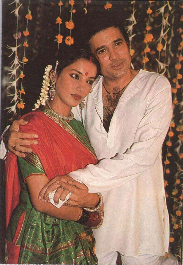 Shabana Azmi and Rajesh Khanna