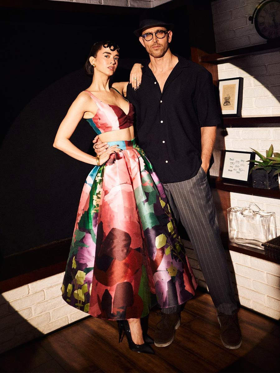 Hrithik Roshan And Saba Azad Exude Power Couple Vibes In Their Looks ...