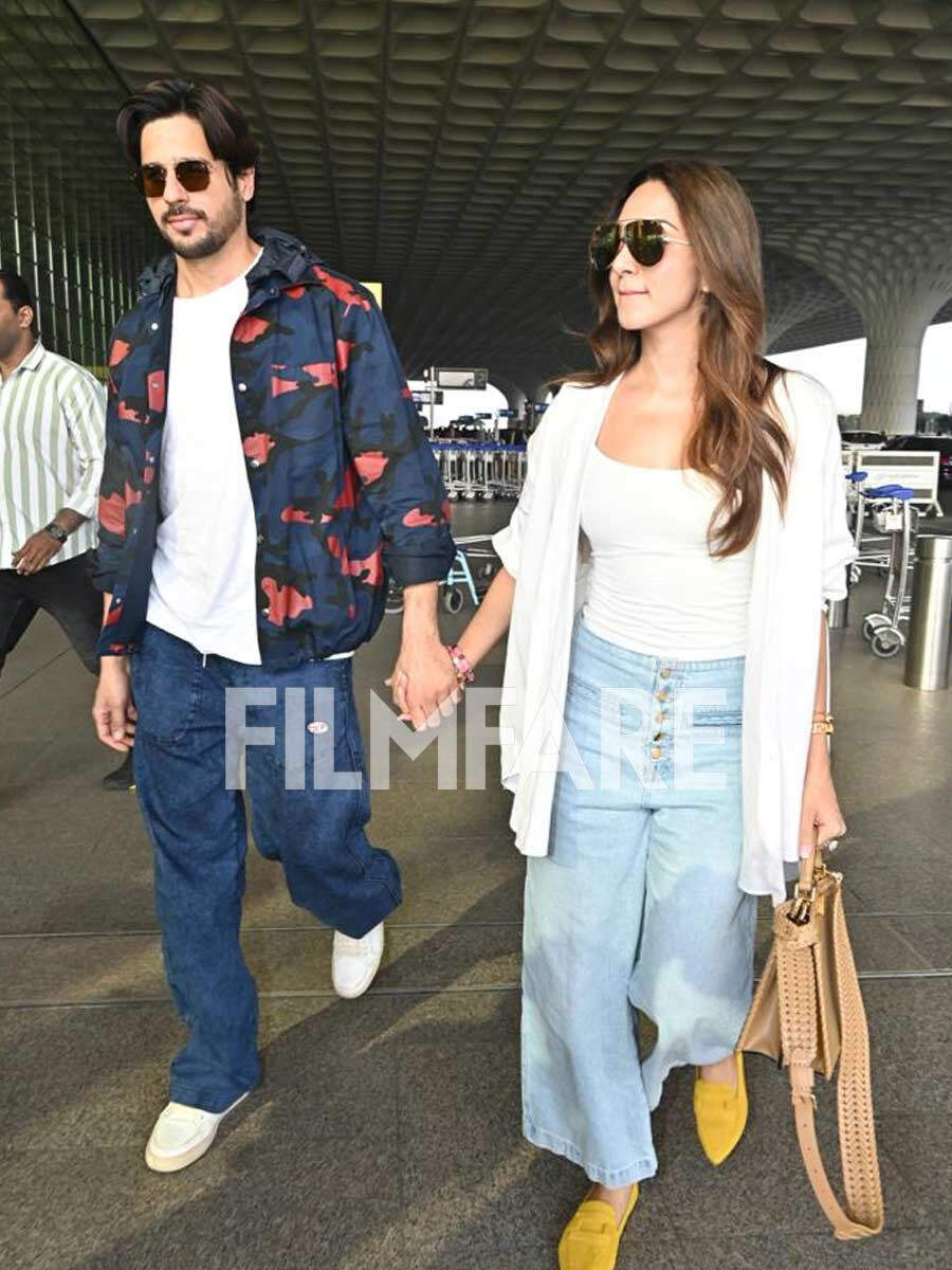 Sidharth Malhotra and Kiara Advani turn up in style at the airport. See ...