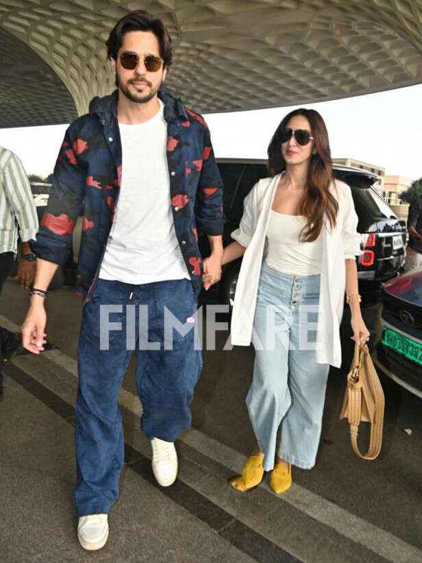 Sidharth Malhotra and Kiara Advani turn up in style at the airport. See ...