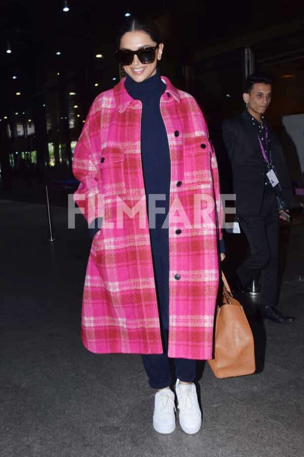 Deepika Padukone shows off her Fendi bag at the airport. How much