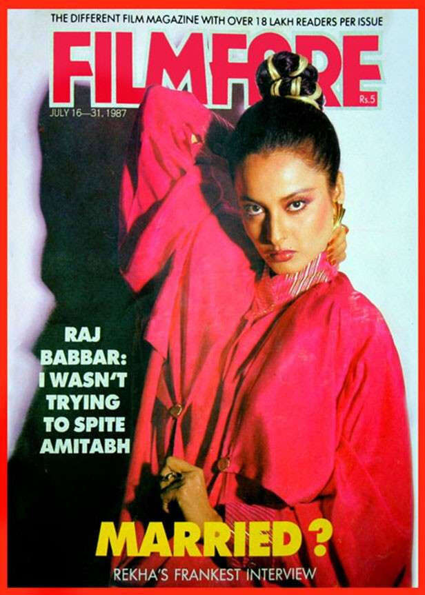 Rekha and her iconic Filmfare covers down the years | Filmfare.com