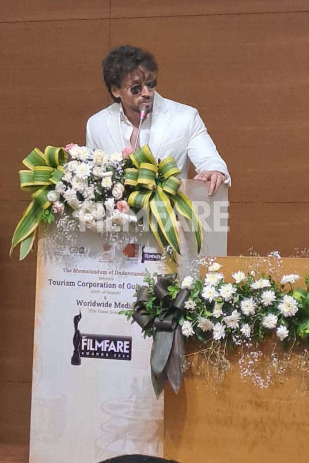 69th Filmfare Awards 2024 With Gujarat Tourism Tiger Shroff Attends
