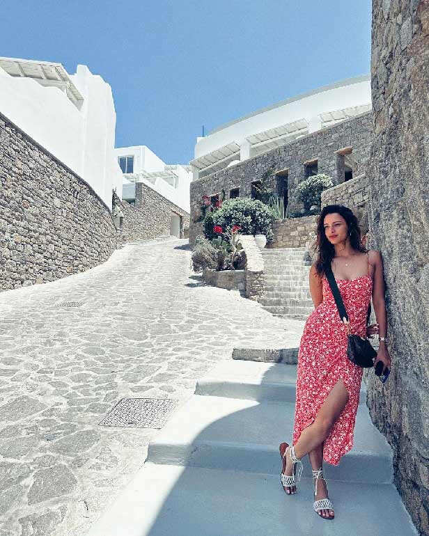 Glancing through Triptii Dimri's Greek holiday; see pics | Filmfare.com