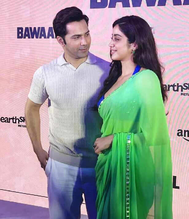 Varun Dhawan And Janhvi Kapoor Shares BTS Pics From The Trailer Launch ...