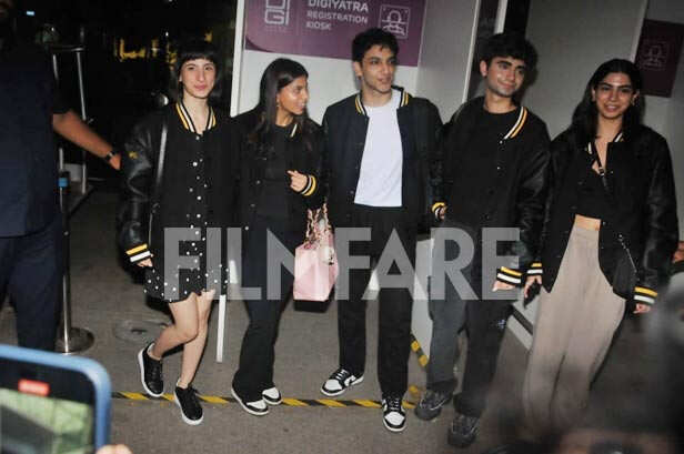 The Archies Suhana Khan Khushi Kapoor Agastya Nanda And Others Jet Off To Brazil Pics