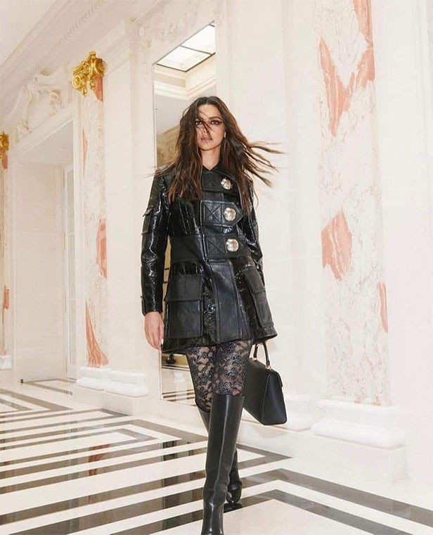 Deepika Padukone stuns in lace and leather at Paris Fashion Week