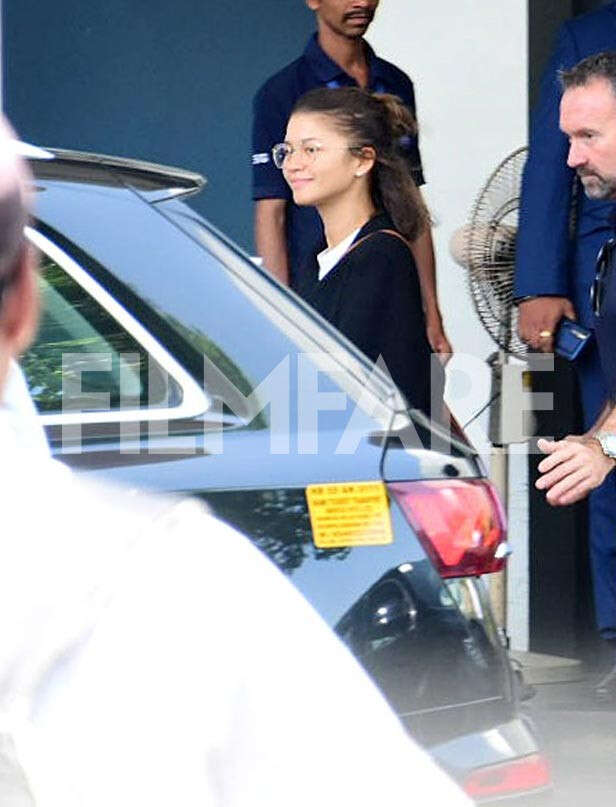 Zendaya and Tom Holland arrive together in Mumbai for first time. Watch